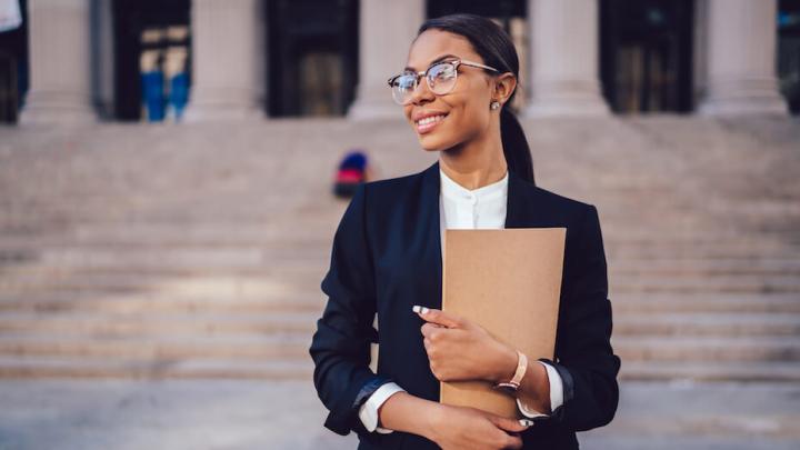 Woman CISO smiling