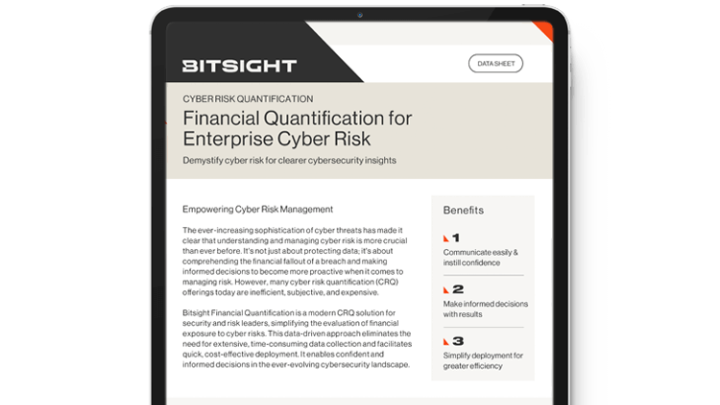 Financial Quantification for Enterprise Cyber Risk Cover