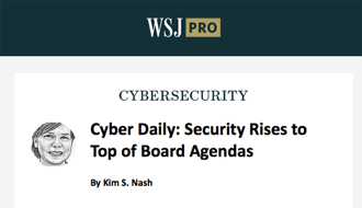 Boards Adding Cybersecurity Committees, Wall St. Journal Reports