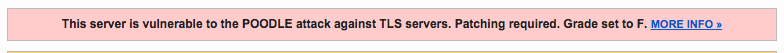 Qualys TLS Scan Result 2