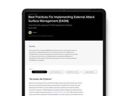 Best Practices For Implementing External Attack Surface Management